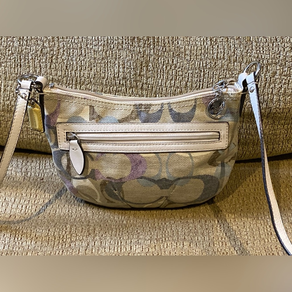 Coach Multicolor Signature Crossbody Bag